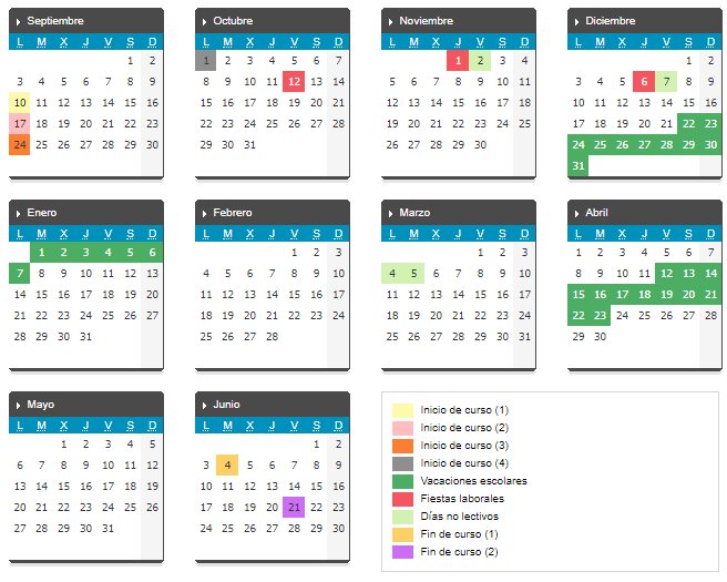 Juventud Cyl On Twitter Ponte Al Dia Calendario Escolar 2018 2019 Via Educacyl Https T Co 0bfxabemi0 educacyl calendario