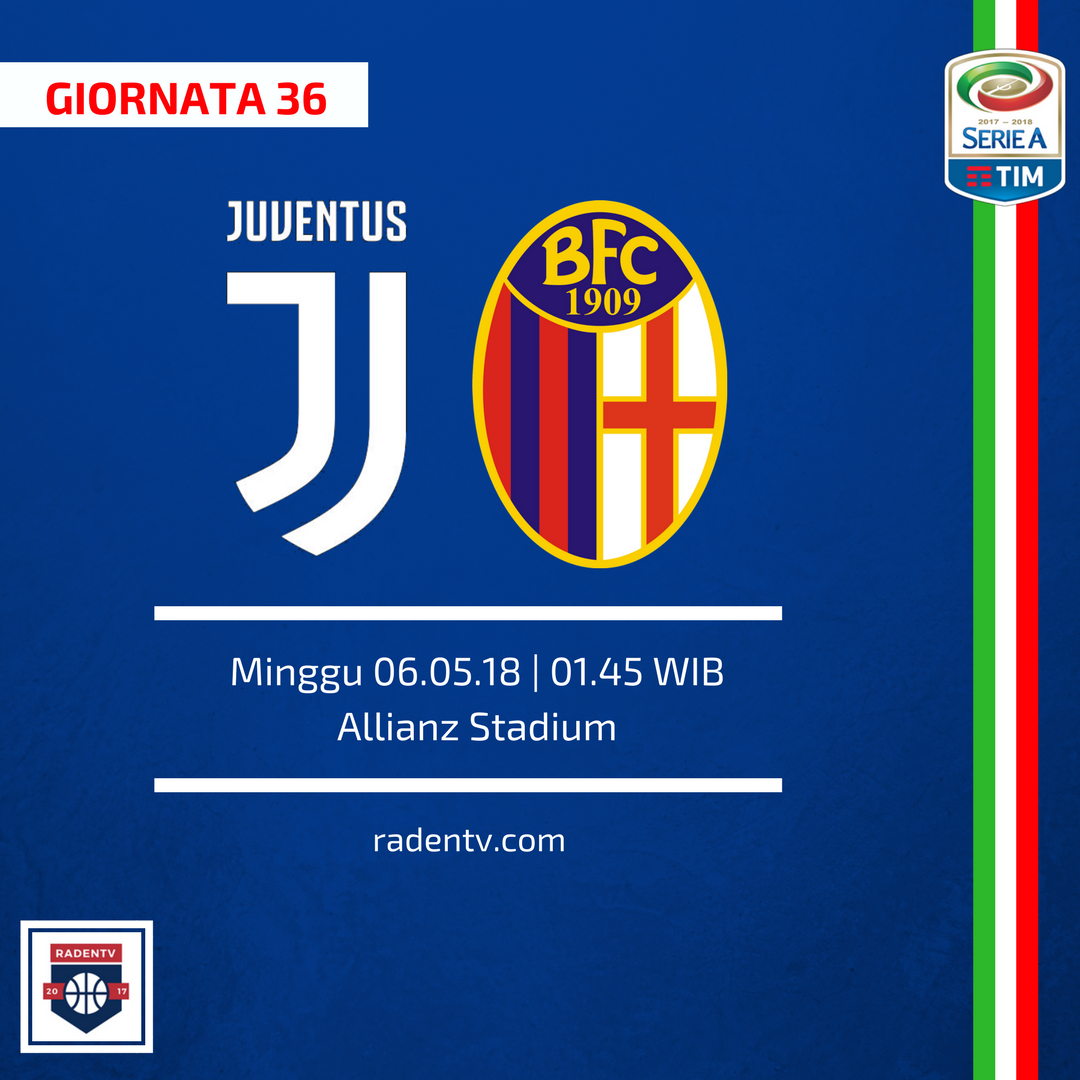 Raden_TV's tweet photo. [FREE LIVE STREAMING] 

🏆Serie A
🆚Juventus vs Bologna
📅Minggu 6 Mei 2018
⏱️01.45 WIB
📱https://t.co/DFpuAKjc94 (tinggal register dan login)
#JuveBologna #SerieATIM #Diretta #LiveRaden https://t.co/ky9uREG23B