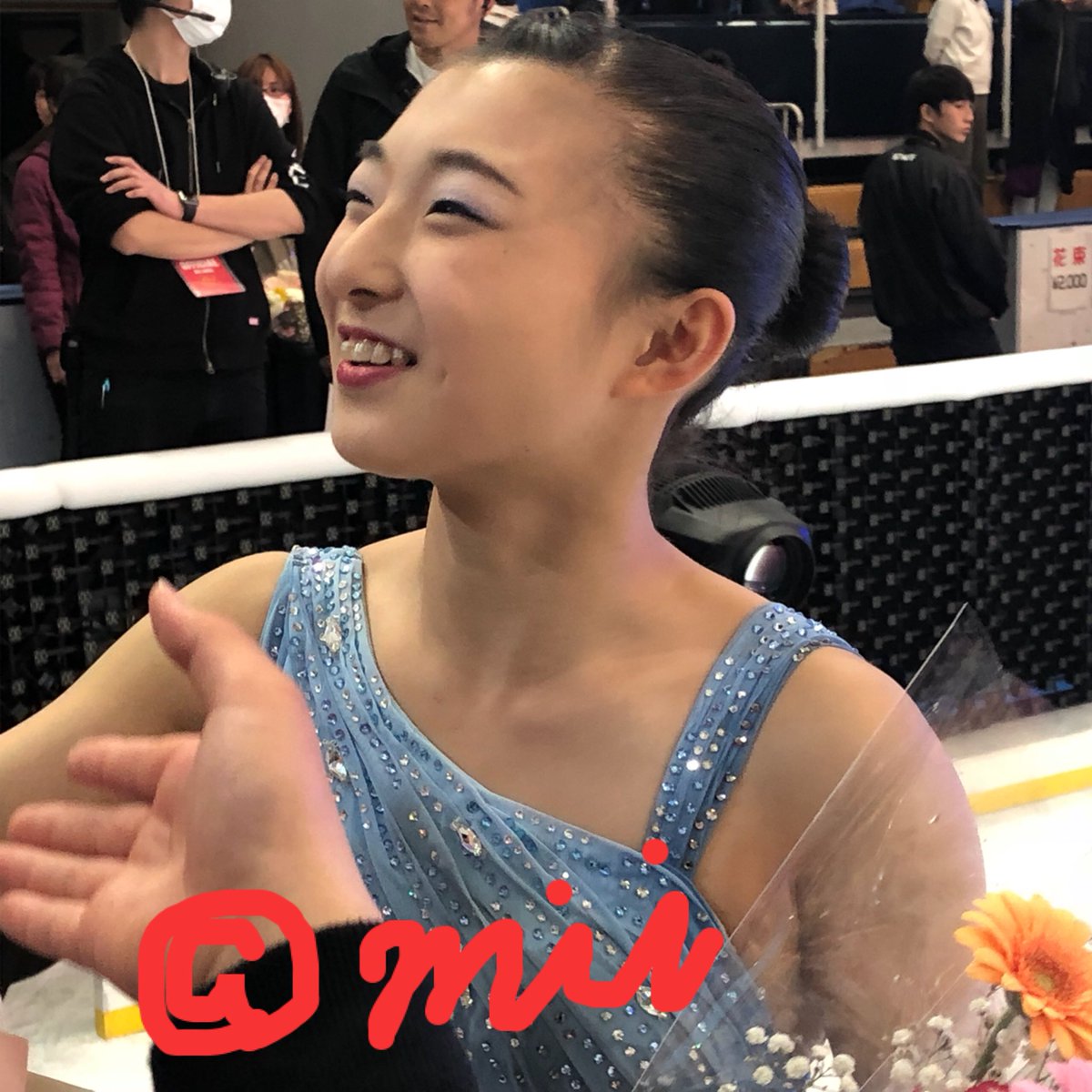 みさささん 笑顔が可愛い 顔が小さくてスタイルがいいし 気さくだし 愛さずにはいられない Piw18 5 4pm 坂本花織