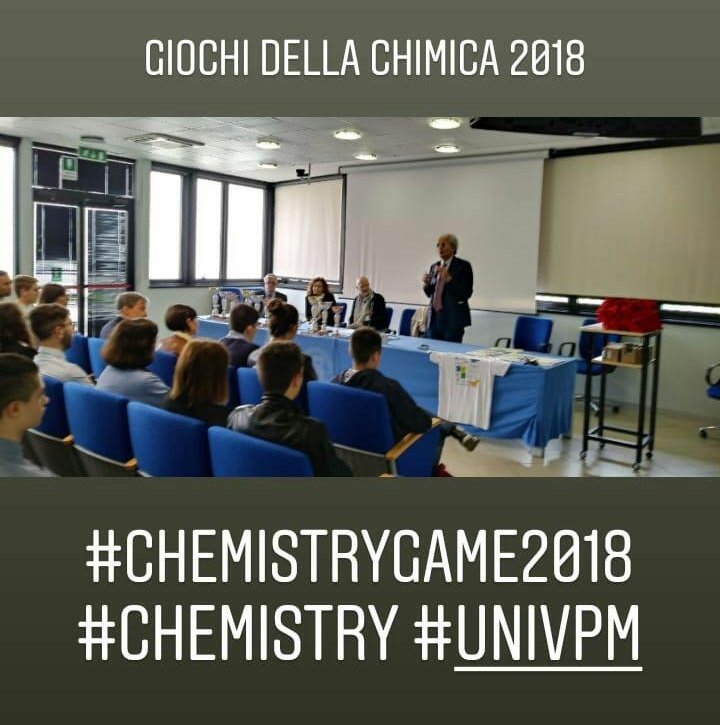 UnivPoliMarche's tweet photo. Giochi della chimica 2018 all'Univpm, 531 studenti alla competizione. Oggi premi 🎉
#chemistrygame2018 #chemistry https://t.co/pC8Xngg7nD