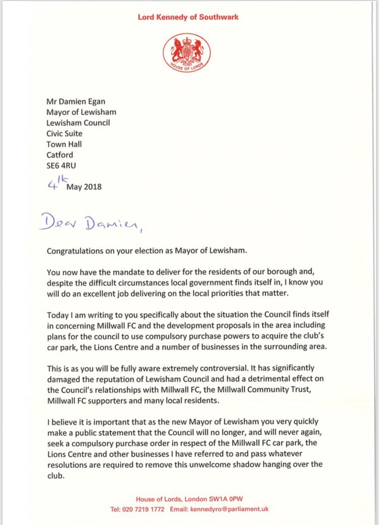 Micky_TMP's tweet photo. Looks like #TeamMfc has made a brilliant new signing in the battle against #TeamLewisham
Welcome @LordRoyKennedy to #TeamMfc
The ball is firmly in your half now @damienegan as the new Mayor of Lewisham.
“Your silence isn’t helping either”
More great signings coming soon... https://t.co/92wLmrybK1