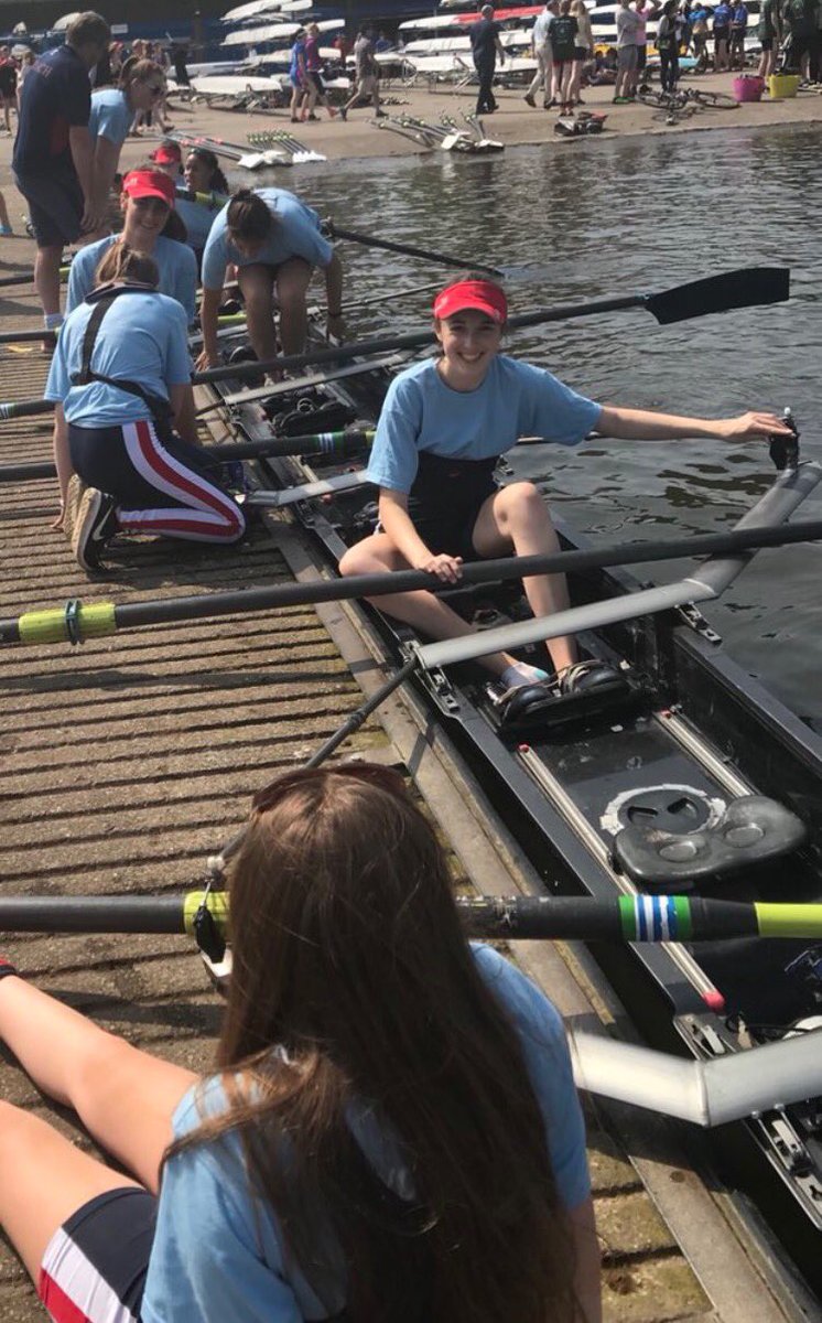 LisaProudMum's tweet photo. A few weeks ago representing Yorkshire & today these fab girls are back in action rowing at York @ycrc #yorkspring2018 Go Yarm! Good luck everyone @yarmgirlsgames @YarmBoysGames https://t.co/1HBfXSqeLG