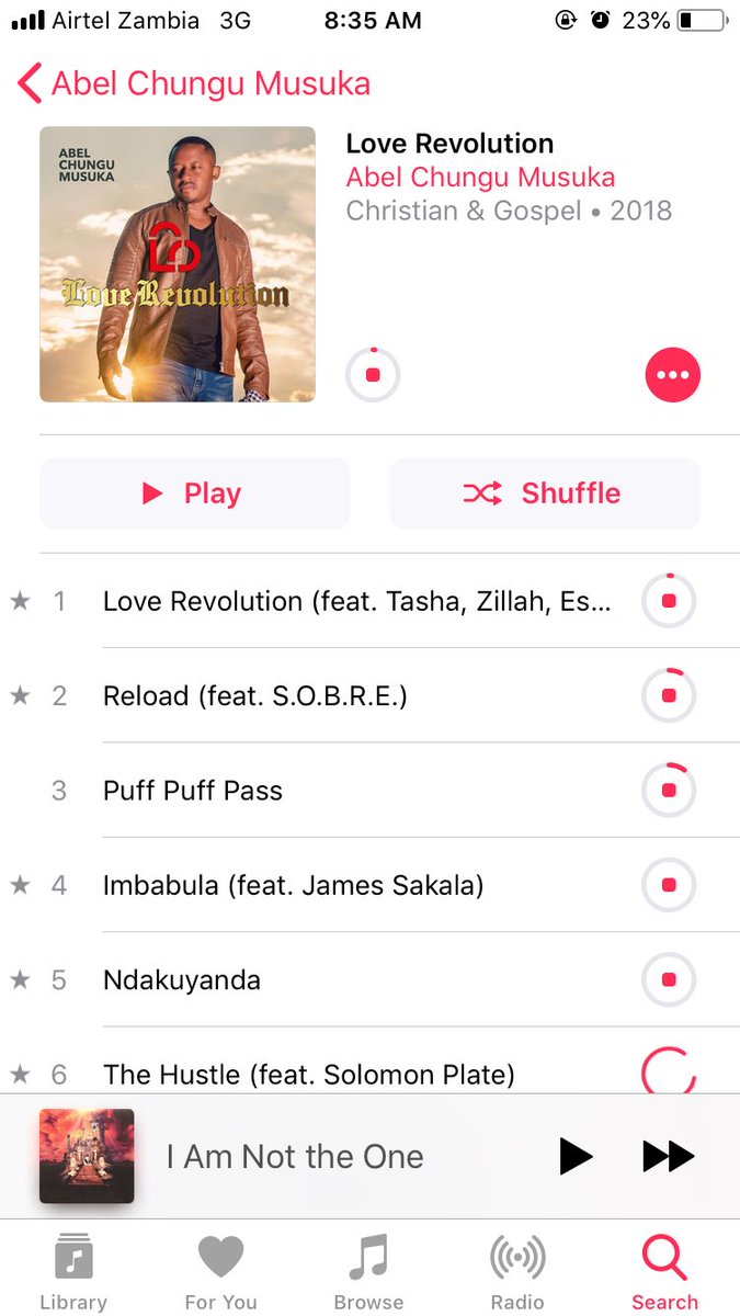 OrmildMusonda's tweet photo. Finally on #iTunes, thanks @AbelMusuka looking forward to this project. #LoveRevolution https://t.co/9RewZ3wfKV
