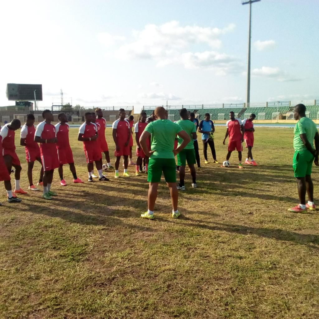 Bayelsa United at the MKO stadium Abeokuta yesterday. Match day 2 #NNLLive