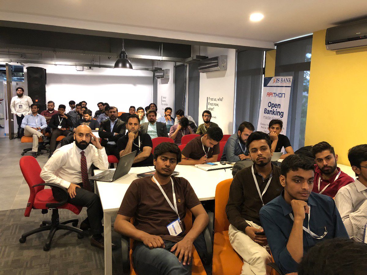 aamir_ibrahim01's tweet photo. Encouraging to see digithon, hackathon culture mushrooming in Pakistan. #APIthon #Jazzxlr8. Thank you Abacus for taking the lead. https://t.co/eS1Rp74kQ8