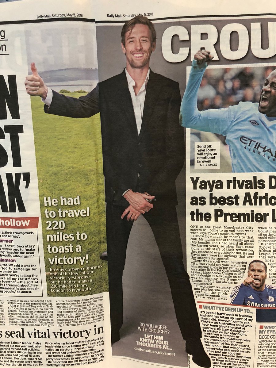 TheFrankSkinner's tweet photo. Frank spotted this is the paper this morning. https://t.co/j0i0WDnNPN