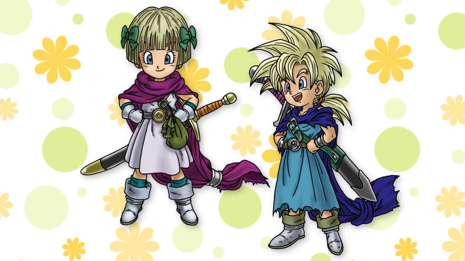 あにピィ 久しぶりの更新 スマホで指で描きました その27 今日は こどもの日 ということで ドラクエ5の王子 王女を描きました 間に合ってよかった 久々にドラクエ5やりたいな こどもの日 Dq5 T Co Lf6bilywou Twitter