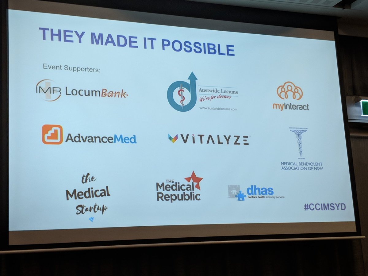Dr_Rob_x's tweet photo. Thanks team #CCIMSYD https://t.co/uAx0FHaT0p