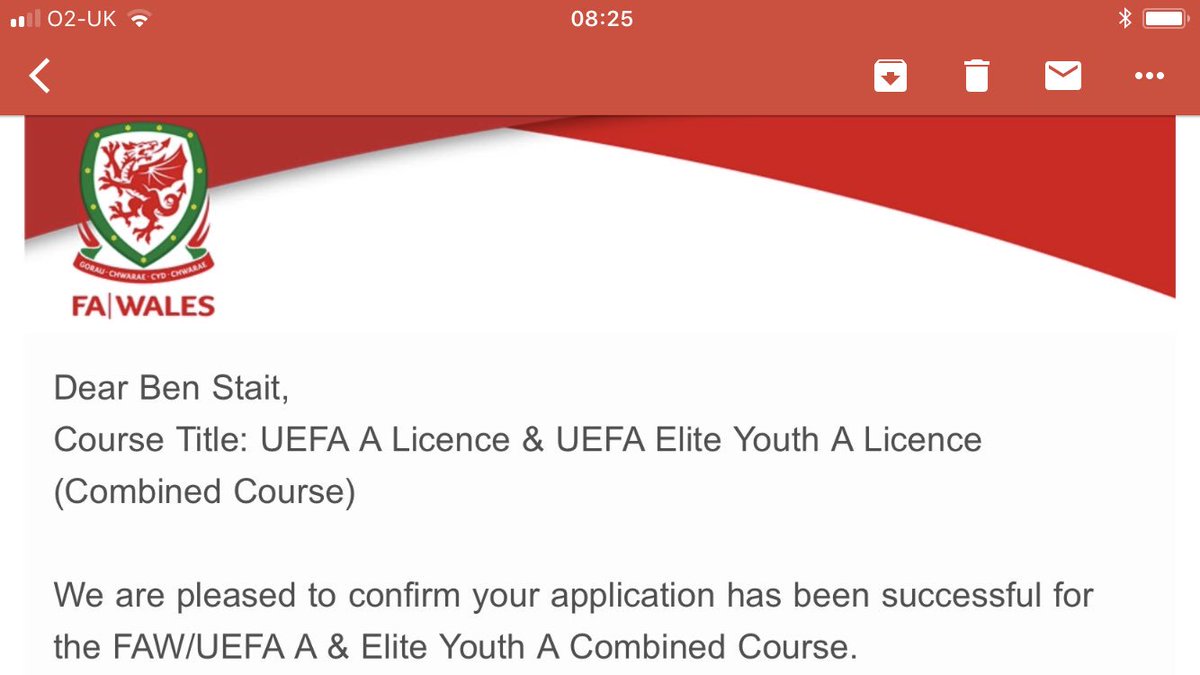 BLSCoaching's tweet photo. Delighted to have been accepted onto the A Licence. Looking forward to gaining new knowledge and experiences to give back to my hometown and local community 🙌🏼⚽️ #football #coaching #developingthecommunity #knowledge #experience #course https://t.co/wRN4j5gP1N