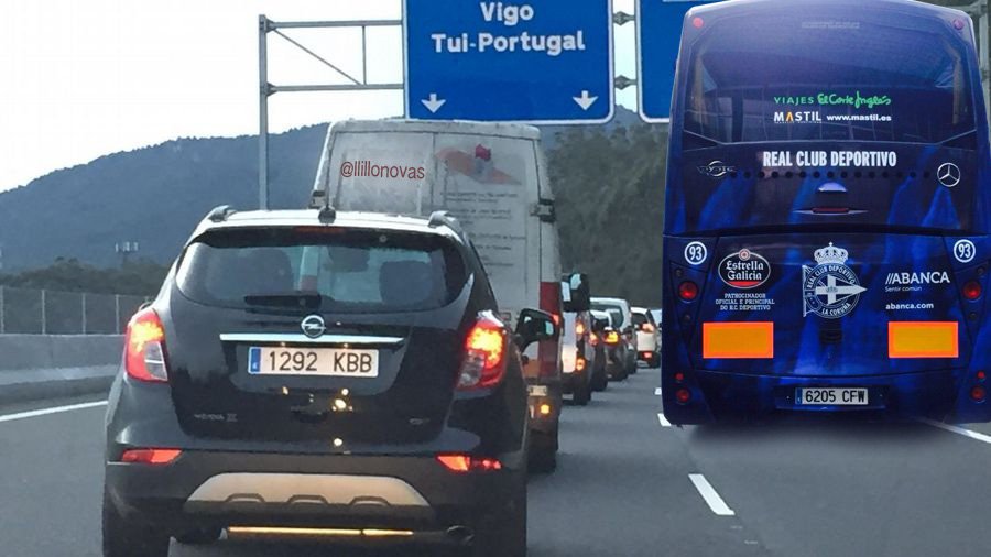 llillonovas's tweet photo. Atención conductores da AP9, GRANDES RETENCIÓNS causadas por causa dun autobús que circula en 2ª por todo o traxecto en dirección Coruña-Vigo.
#AP9   #dgt  #audasaladróns  #onosoderbi #DECIMEQUESESIENTE #celta #depor https://t.co/doDlBbAbZX