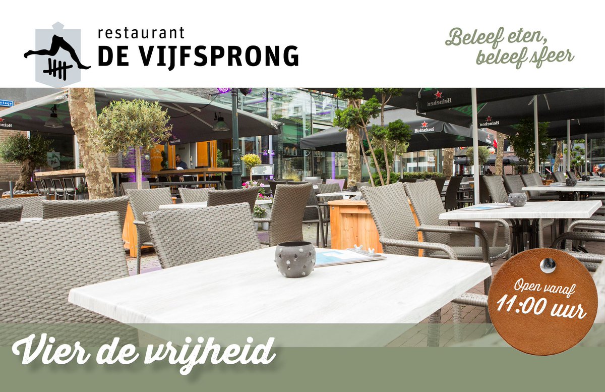 Van deze stijgende lijn worden wij heeeel vrolijk! Kom jij vandaag de vrijheid vieren op ons gezellige terras? Vanaf 11:00 uur staan we weer voor je klaar! ☀️😍 #devijfsprong #bevrijdingsdag