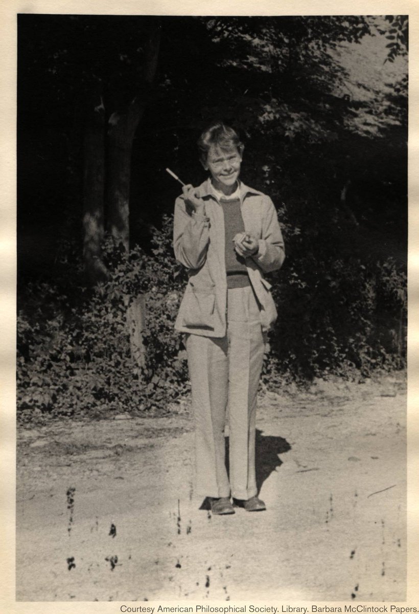 Barbara McClintock is the only woman to be awarded an unshared Nobel Prize in Physiology or Medicine.

By studying hereditary characteristics of corn like kernel colours, she proved genetic elements can change position on a chromosome and cause nearby genes to turn on or off.