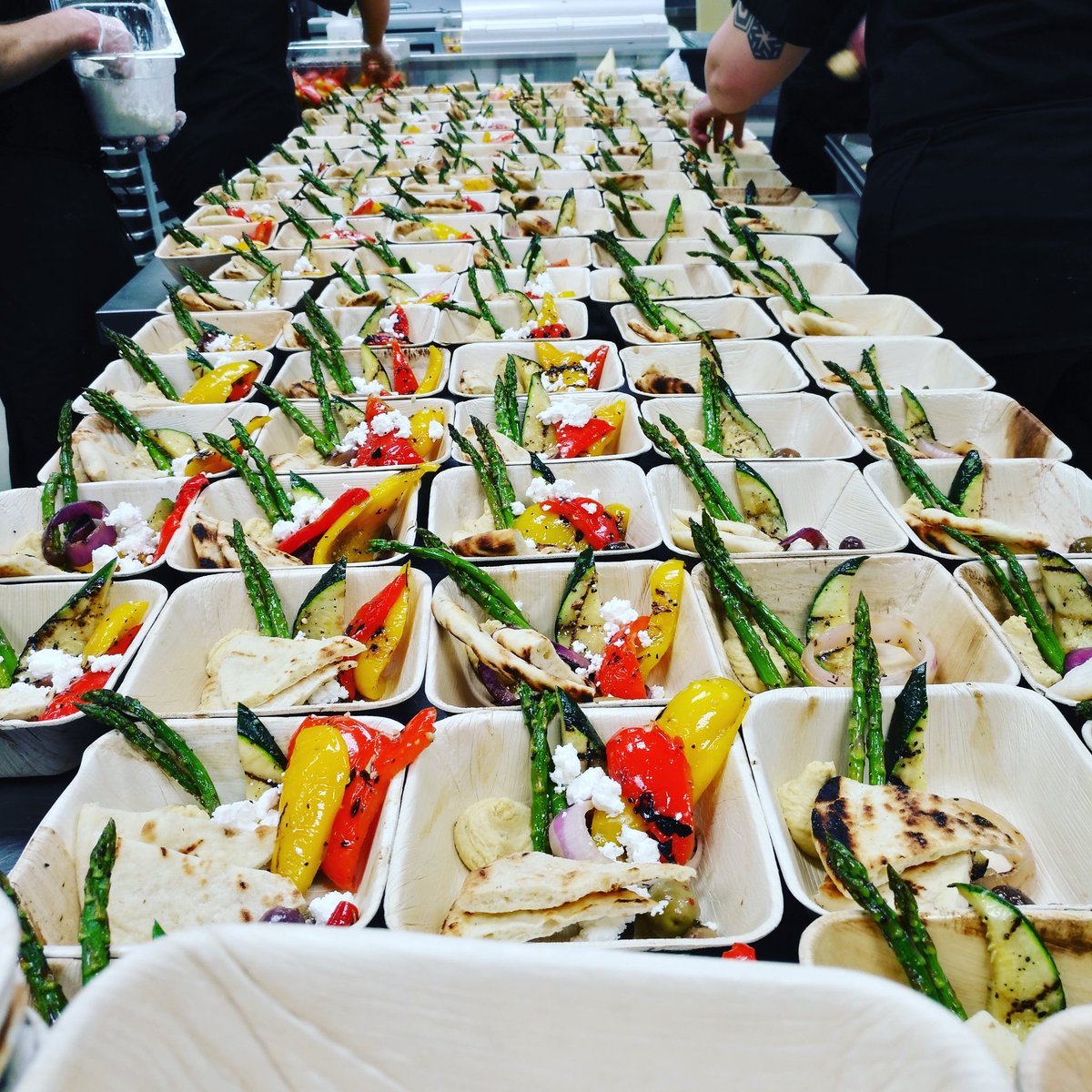 chefdrewhall's tweet photo. Prep underway for @HatsAndHorses https://t.co/cYq3hcV3YB