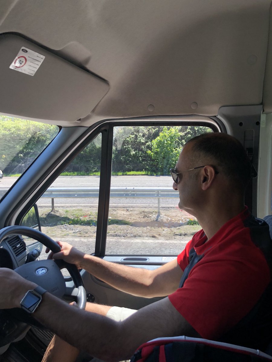 cricketwales_wg's tweet photo. The 2018 season has officially started for the Senior Women! We are on the road. #BudgetBus #Team #Quiz #62mph #M4 #KeriTheBusDriver #Legend https://t.co/OaI9QjCY6c