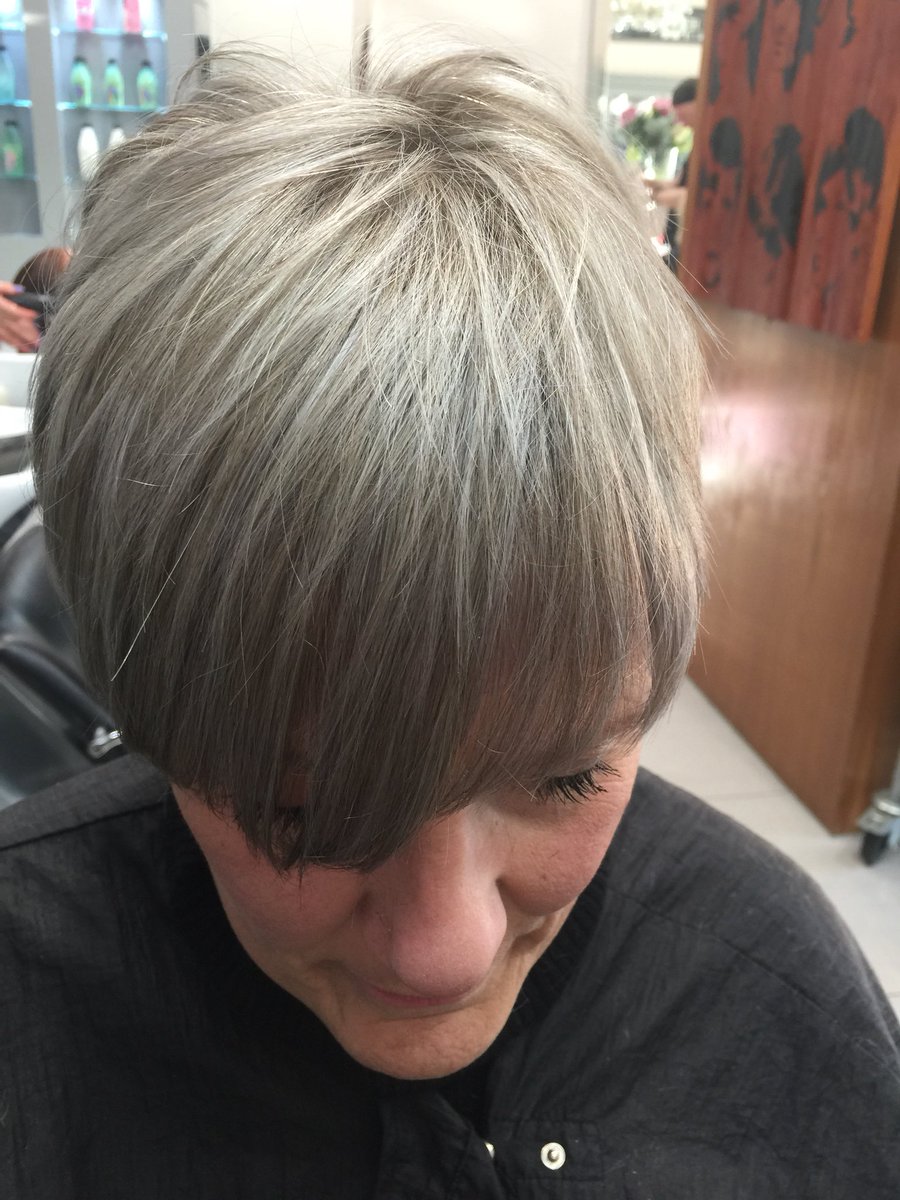 Bokis Hair Auf Twitter Soft Silver Grey Highlights For