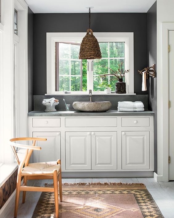 manzdecor's tweet photo. Be dramatic with Benjamin Moore's AF-550 Flint https://t.co/2llAmUzXVz