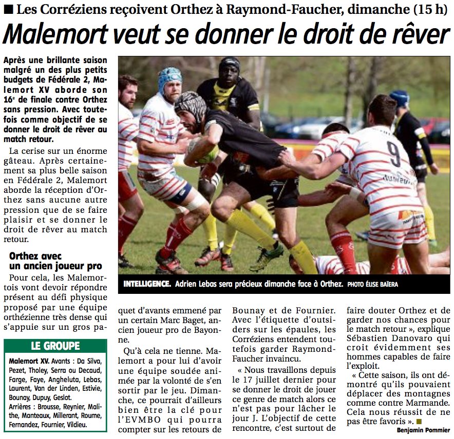 Malemort XV Rugby tweet media