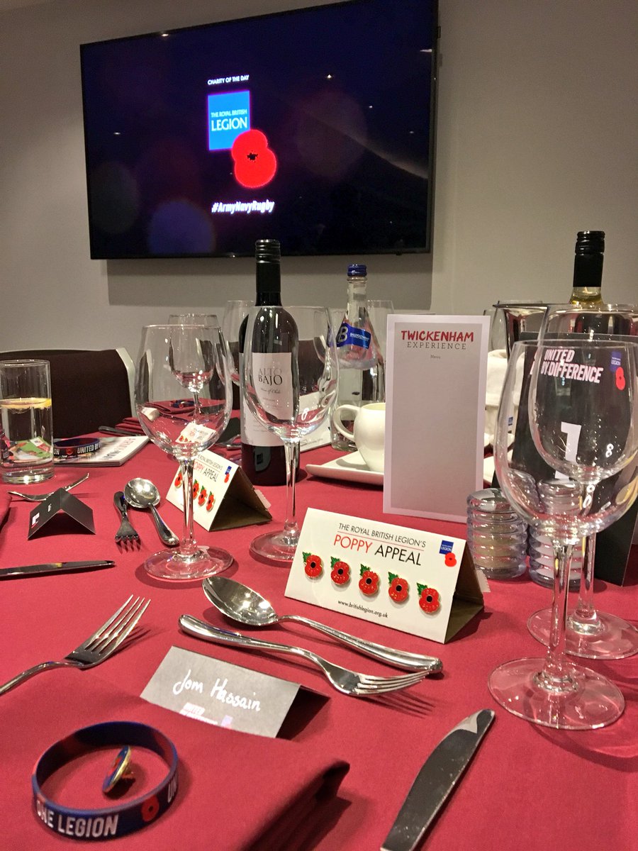 CharleneGuy's tweet photo. The @PoppyLegion Hospitality Suite Thank You to the staff for hosting us and our guests so well. #OneLegion #ArmyNavyRuby https://t.co/bwmB4IXB79