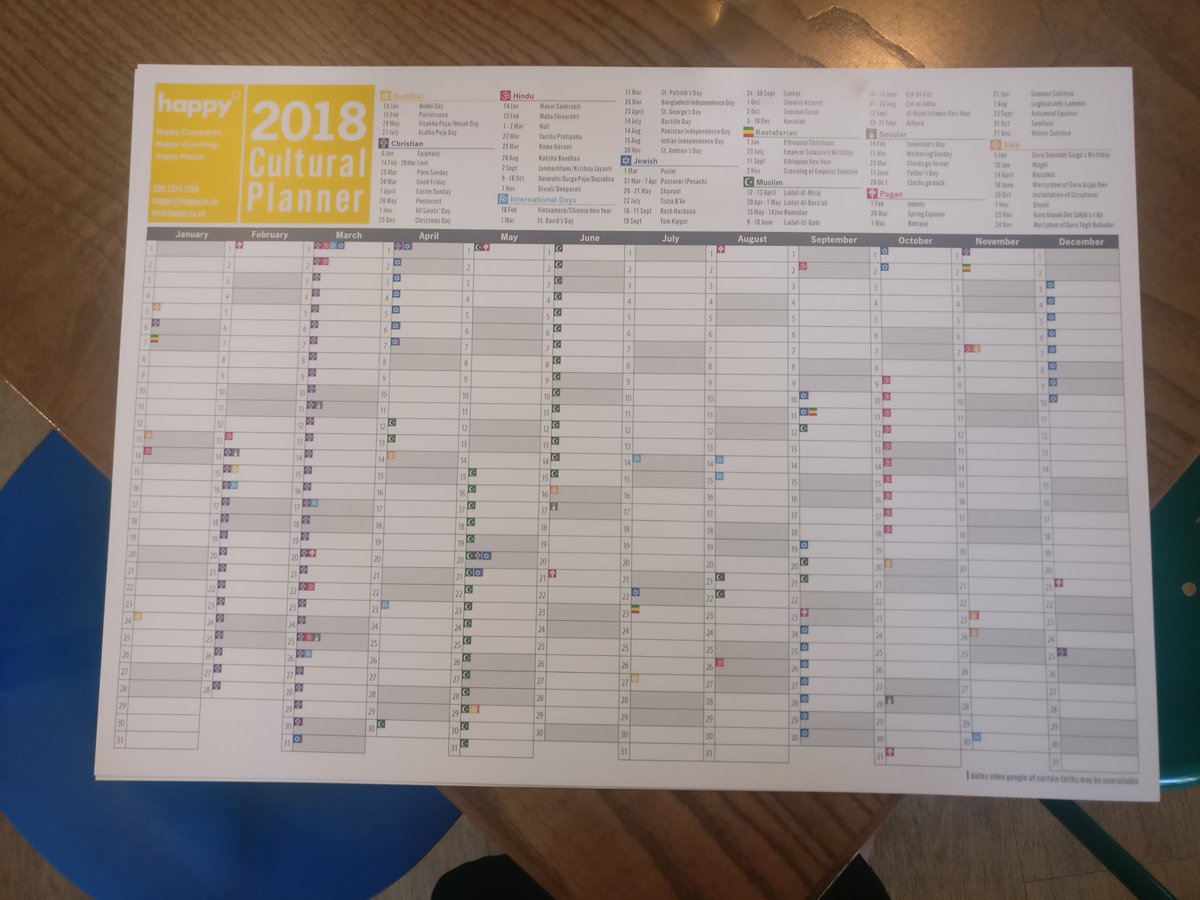 miss_jwo's tweet photo. At the #drupal #opensprint today. Found these awesome culture calendars, a lovely message about hygiene items + prayer rooms!
It's shows the things we do to make life easy for people apply to more than just conferences.
@happyltd & @happyapprents are an amazing example! 😍 https://t.co/9TSBI8nhLG