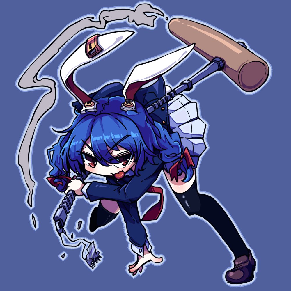 清蘭(東方プロジェクト) 「ブリーチングハンマー 」|泡のイラスト
