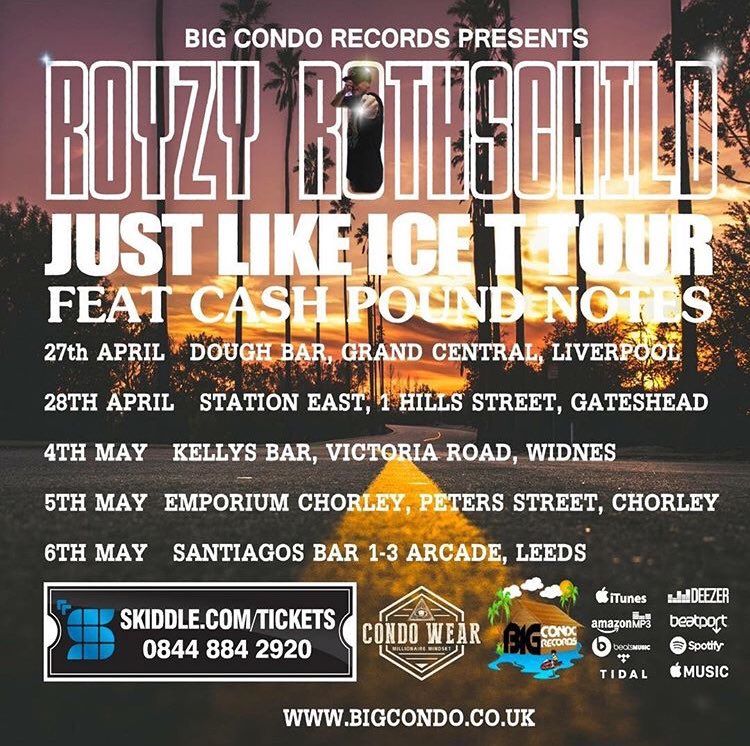 cashpoundnotes1's tweet photo. @RoyzyRothschild performing live tonight in #Chorley with support !! Tickets on @skiddle now go get yours !! #hiphop #rap #rapper #tourlife https://t.co/5fPCBhPiCZ