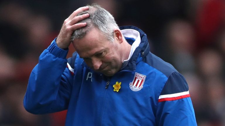 SkySportsNews's tweet photo. BREAKING: @stokecity have been relegated from the @premierleague after a 2-1 defeat to @CPFC at the bet365 Stadium #ssn https://t.co/GcebBTFr7M