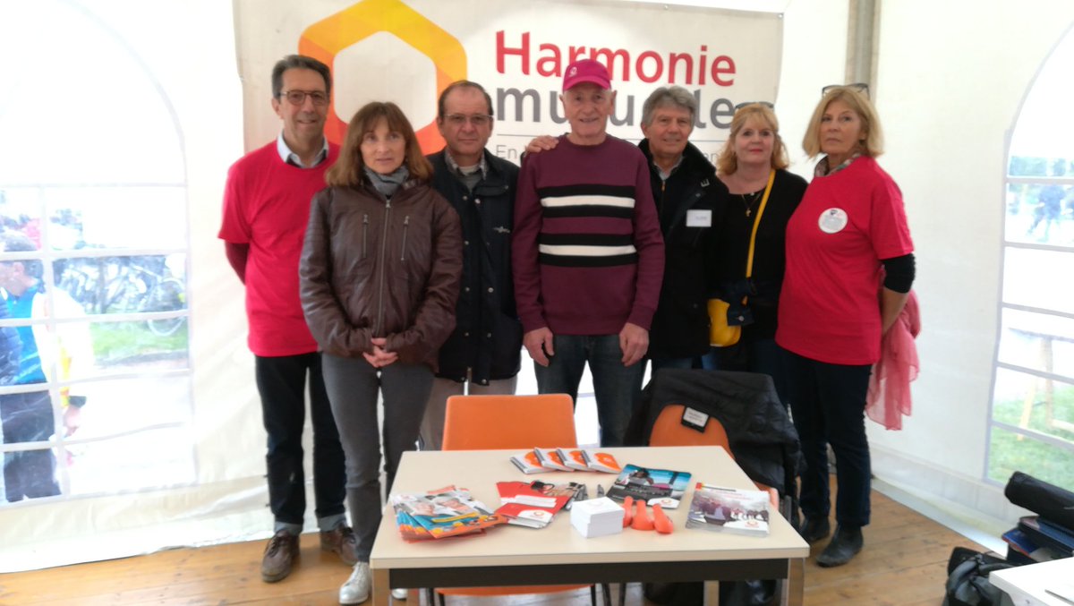 @hmutuelle et Harmonie Médical services présents au #parcoursducoeur de Beaumont de lomagne