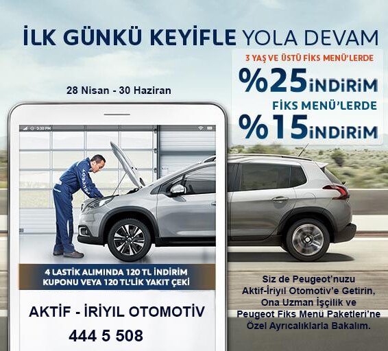 Aktifiriyil's tweet photo. https://t.co/1G2rNtNWZu
Peugeot Fiks Menü Fırsatlarını Kaçırmayın...
#peugeotfiksmenu #peugeotservis #aktifiriyiloto https://t.co/tzysvhl2L9