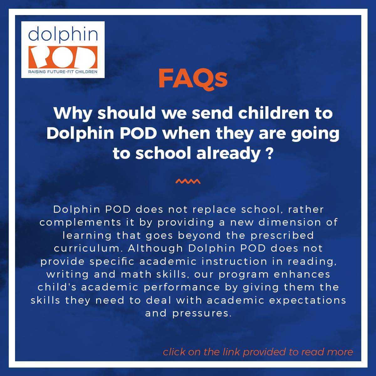 dolphin_pod's tweet photo. For more Frequently Asked Question please visit: https://t.co/LguCHgDvAT . If you have any questions, post them in the comments below and we'd be happy to answer.
#FAQ #DolphinPOD #WeAreDolphinPOD #SummerProgram #SummerProgram2018 #FutureSkills #FutureFitPrograms https://t.co/URmPRLJIz7