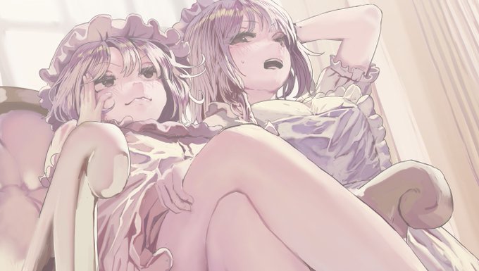 修正の末ようやく、完全版完成です!この絵は今制作中のえろCG集の1P目です!#東方#十六夜昨夜#高田健志#加藤純一#人狼ジャッジメント#レミリア・スカーレッド#深夜のお絵かき一本勝負 