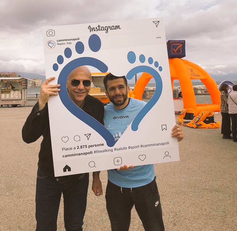 GVSTGroup's tweet image. È qui con noi #PinoMaddaloni, Oro Olimpico di judo nel 2000 a Sidney, un grande sportivo e da sempre forte sostenitore di grandi valori, testimonial di #CamminaNapoli. 💪🏻