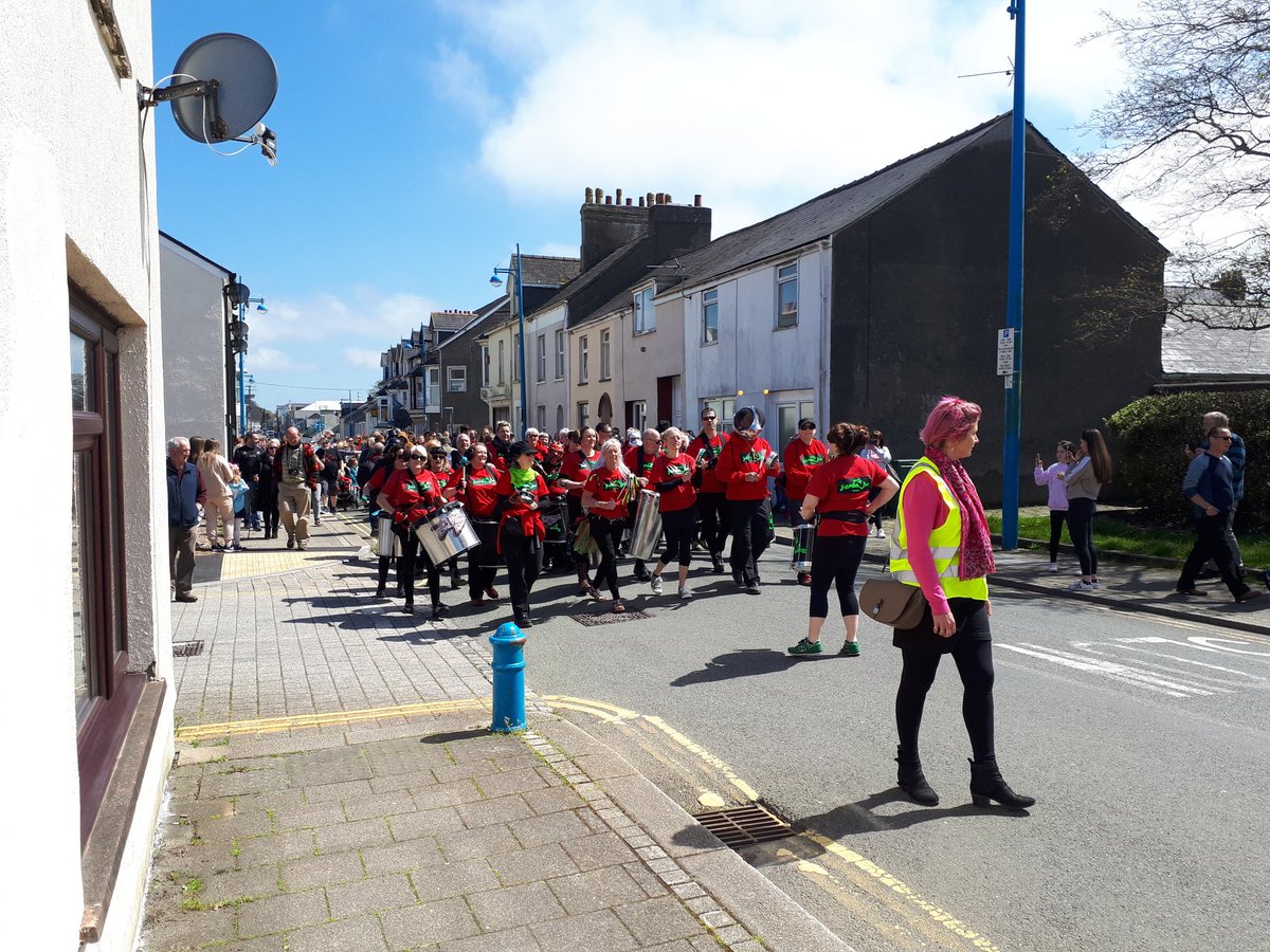8101- lovely weather for the Star Wars/Millennium Falcon parade here in Pembroke Dock today! #communityengagment #MayTheForceBeWithYou