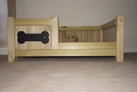 This luxury #wooden dog #bed is manufactured from high quality #timber which has been treated to prevent rot. The bed can be used indoors or outdoors! Treat your #dog at a great price. Purchase today: bit.ly/2FppG3w