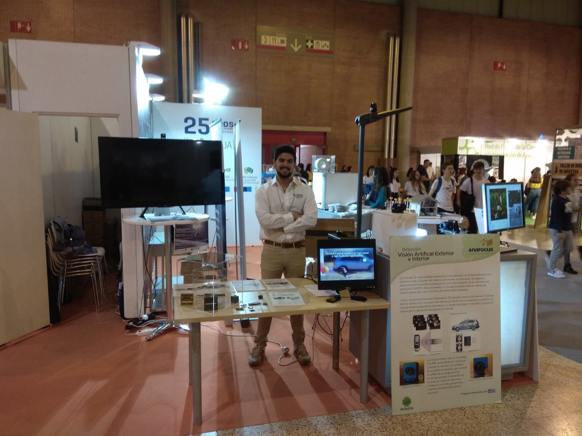 TDYAnaFocus's tweet image. Ya estamos en la @FeriaCiencia en el stand de @PCTcartuja Os esperamos allí! @wellnesstelecom @unyq @AlterTechnology @e2vteledyne #teledyne #customsensors #anafocus