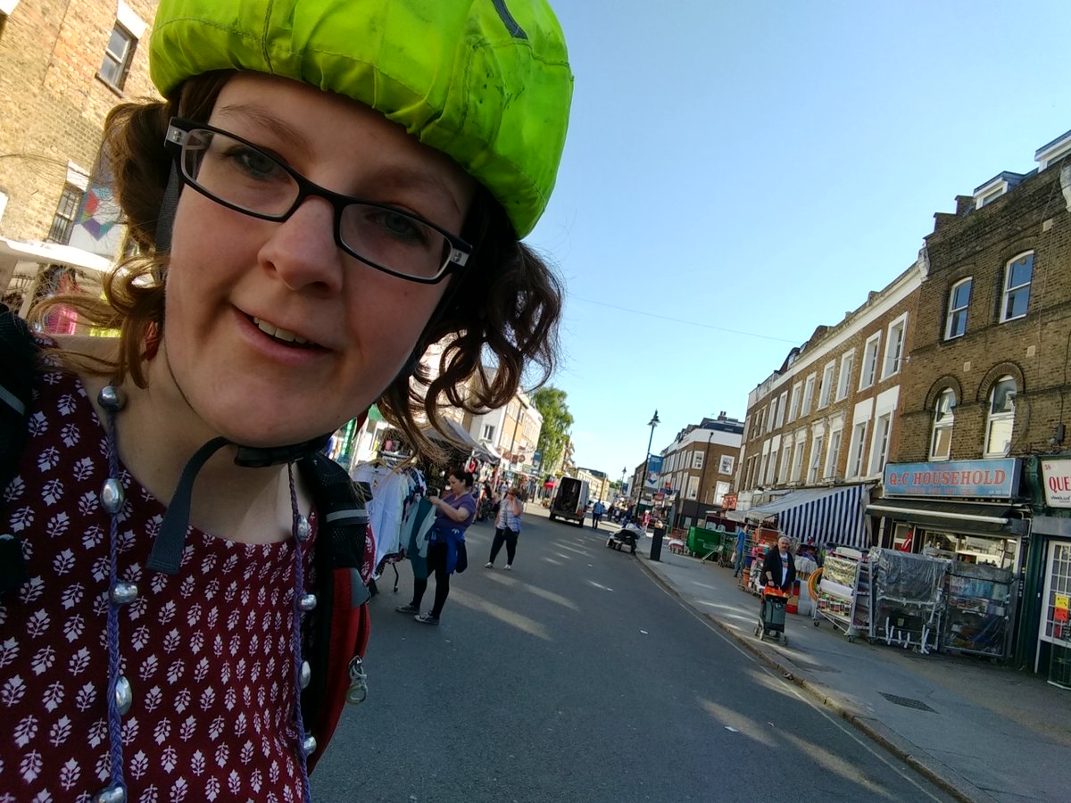 JennyMulholland's tweet photo. Lovely sunny day at Queen's Crescent Market! Get yourself down there to shop at some of the fantastic stalls there 🥖👗🍛 @CamdenMarkets https://t.co/8KX7tz6yIj