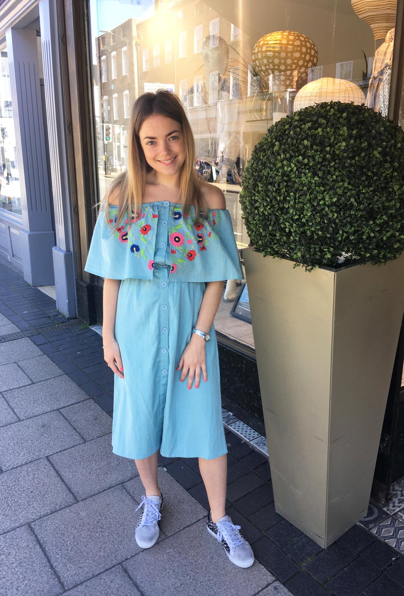 DressingRoom1's tweet photo. The perfect Summer dress from @PampeloneCloth styled up with trainers!! #SummerTime > https://t.co/gbhAHBRjvo https://t.co/B7tdoH1i6Z