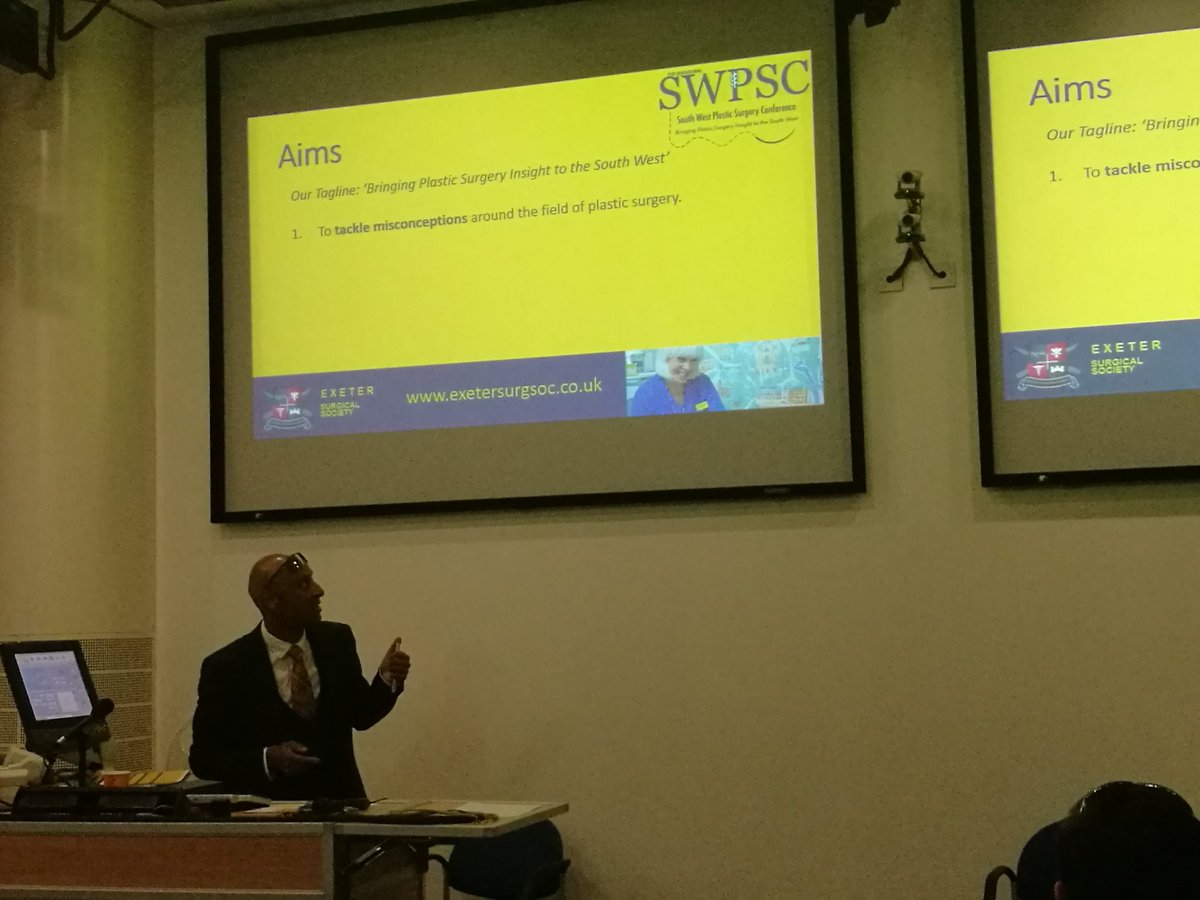 ConorJones921's tweet photo. Quote of the day from the legendary Mr Vikram Devaraj:
"Like the wands in Harry Potter, the right specialty will choose you"
@ExeterSurgSoc @ExeterMed #plasticsurgery #meded #surgicaltraining #SWPSC https://t.co/QQRqlYQ0p0