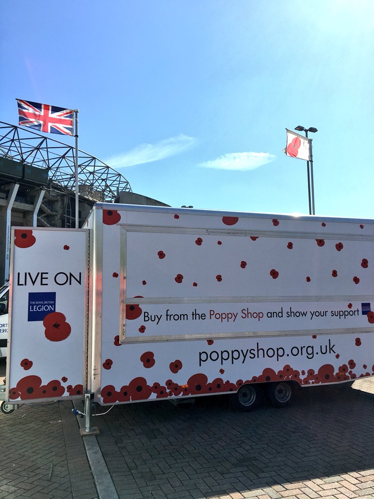 CharleneGuy's tweet photo. The calm before the #ArmyNavyRugby storm West Car Park and @PoppyLegion are at the ready! #OneLegion #UnitedByDifference #ArmyNavyRugby https://t.co/bTofXXF2f0