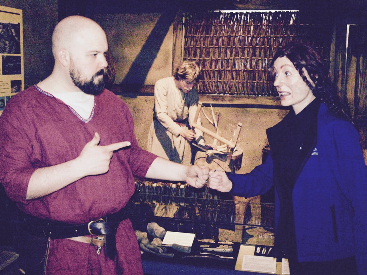 ipswichboudica's tweet photo. Come to Ipswich Museum tomorrow and meet my friend BEAGNOTH the ANGLO SAXON! 
He'd love to tell you all about what this country was like after those horrible Romans left. He's got facts, stories and handling objects. Wæs þu hæl! https://t.co/eychPyB0dt