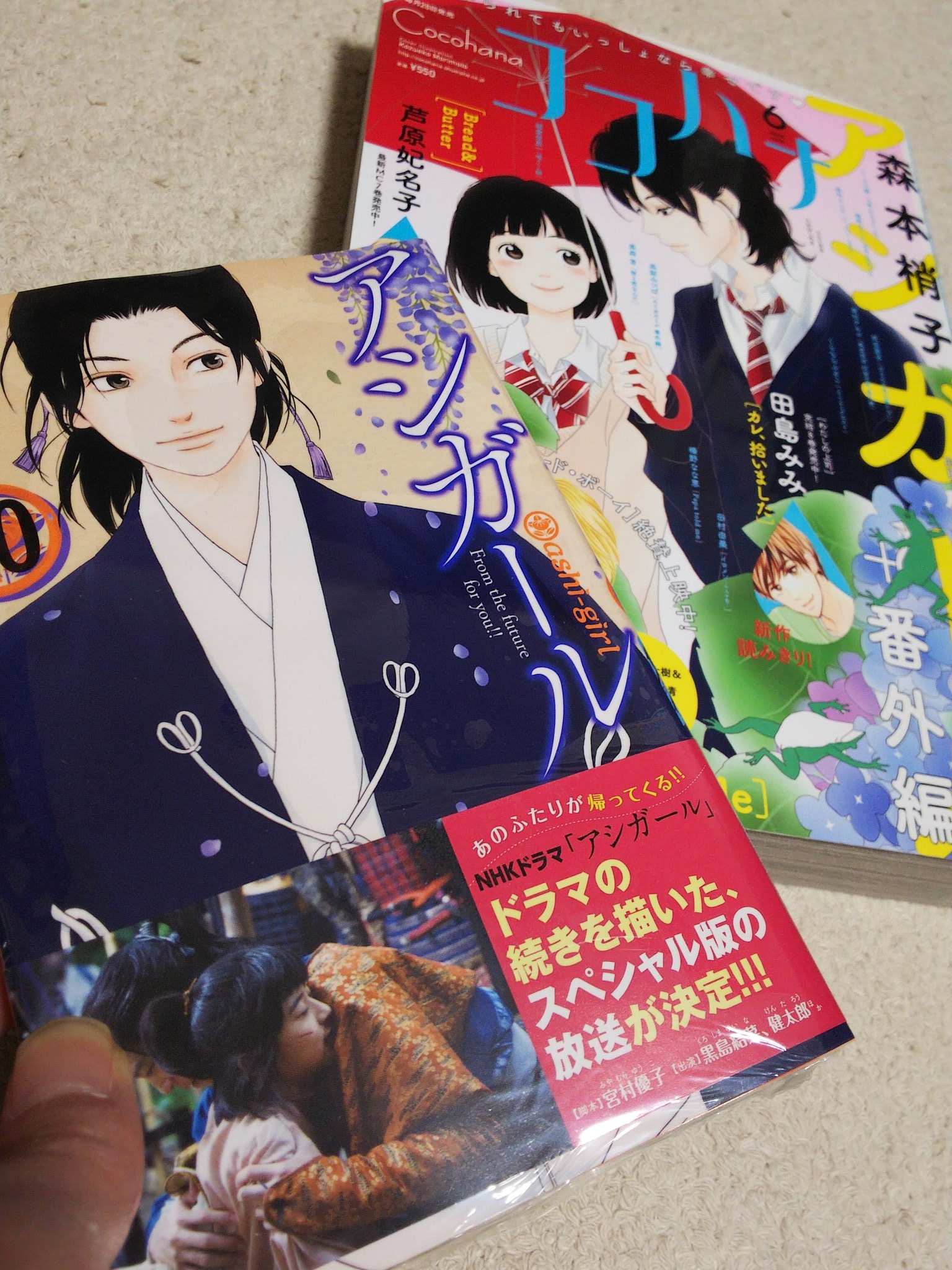 ミイヤ 原稿するよホントだよ 久しぶりの本屋最高 やっと やっと アシガール ココハナ 八雲立つ となりの怪物くん ろびこ 先生イラスト集 パレス メイヂ 番外編 別冊花とゆめ Breadandbutter