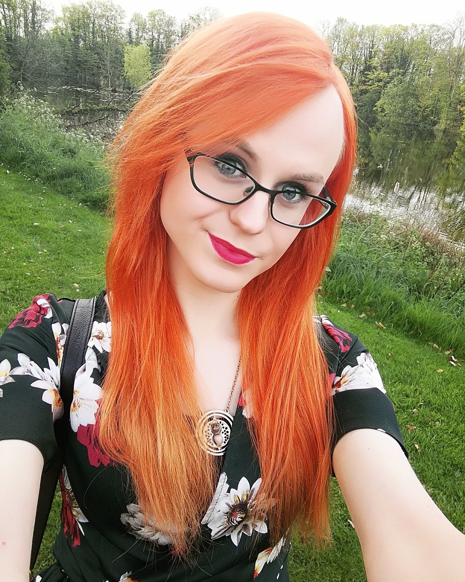 And damn I love my orange hair! 
#pretty #orangehairdontcare #TransIsBeautiful