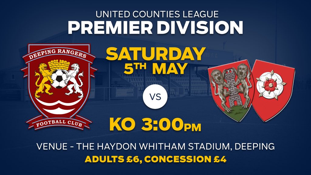 Deeping Rangers FC (@deepingrangers) on Twitter photo It’s bank holiday weekend, the sun is shining & your local non league club are playing at home today! Sounds like a perfect Saturday! KO 3pm #teamclaret #CABA <a href="/utdcos/">UCL</a> @NonLgeProgs <a href="/NonLeagueCrowd/">Non League Crowds</a> @PHNonLeague <a href="/NonLeaguePaper/">The Non-League Paper</a> It’s bank holiday weekend, the sun is shining & your local non league club are playing at home today! Sounds like a perfect Saturday! KO 3pm #teamclaret #CABA <a href="/utdcos/">UCL</a> @NonLgeProgs <a href="/NonLeagueCrowd/">Non League Crowds</a> @PHNonLeague <a href="/NonLeaguePaper/">The Non-League Paper</a>