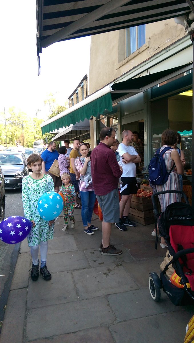 The Aldi effect in Chapel Allerton: queues for independent butcher and veg shop just opposite new store. Busier than before, say traders.
