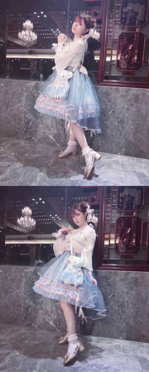 千代chiyo Babythestarsshinebright Sweetlolita Classiclolita Lolitafashion Lolita 手作り Diy 兔熊 Sa Ku Ra色のtea Time Celestian Maiden 天国少女 Baby 永恆の中華風sax Jsk 手作兔熊裙子 小物