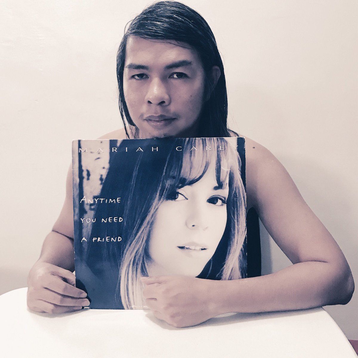 ranellCARDINAL's tweet photo. hello @MariahCarey @Satchmi #anytimeyouneedafriend #MariahCarey #satchmi #satchmiteam #vinylrecords #vinylcollection #vinyl https://t.co/DlbvfY4SW4