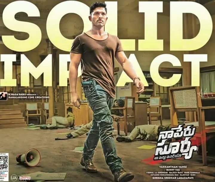 allu__anil's tweet photo. Action scene utundi anukona, emotions scene kuda unaye #NaaPeruSurya pakka blockbuster, another 100cr club is added to @alluarjun 😍😘,ty u sir u proved what u said in #iddaramilatho audio launch
Proud to be #AA fan😎
@TEAMAKAAFA @TrollSSAAHaters
@TrendsAlluArjun @cherrypraveen3 https://t.co/pALYO5EH3O