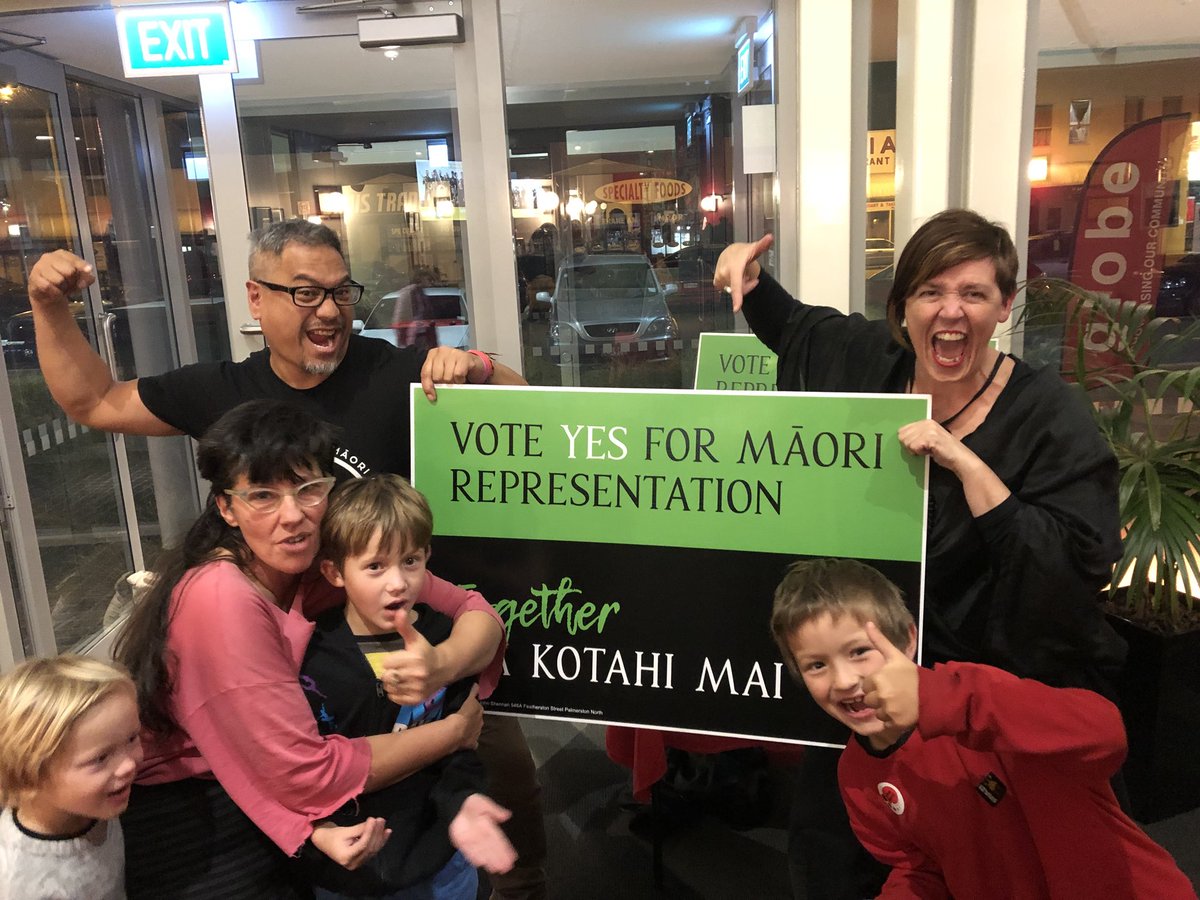 janlogie's tweet photo. Enough said... vote for a Māori representation in Palmy. Seriously, why would you side with Don Brash? https://t.co/dXWoyW7Dbi