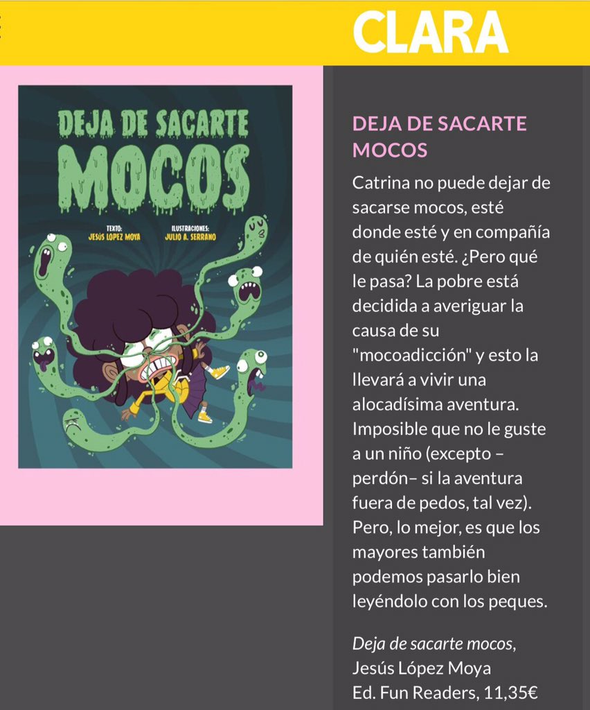 Madre mía, recomendado en la REVISTA CLARA🕺🕺
#literaturainfantil #hoyleemos #childrenbooks #cuentosparaniños #365bm #albumilustrado #lj #cuentos #contes #crecerleyendo #leerparacrecer #librosinfantiles #avuillegim #llibresinfantils #lij #librosparaniños #cuentosinfantiles