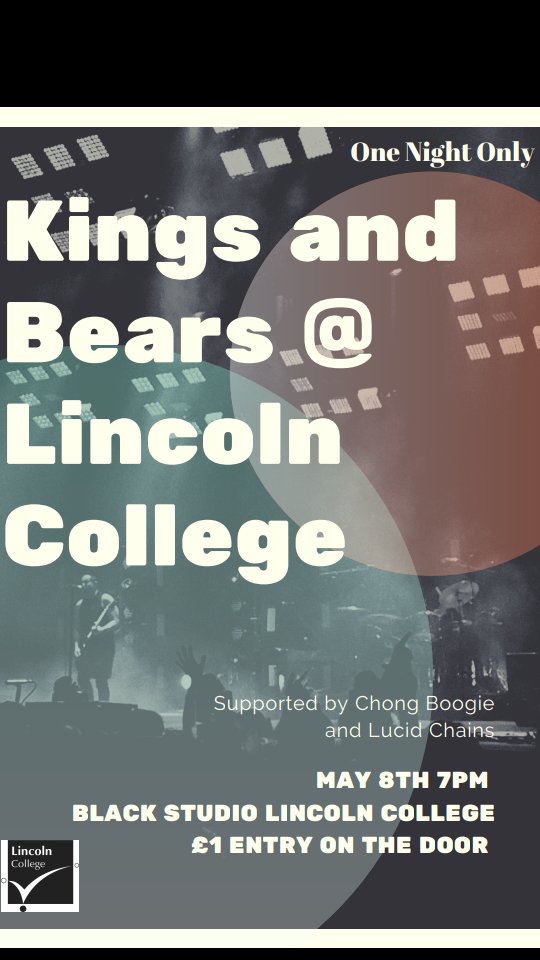kings_bears's tweet photo. Tuesday night we hit @lcualmusic Lincoln College for an absolutely bargain price.... https://t.co/yDAXjtgCCp