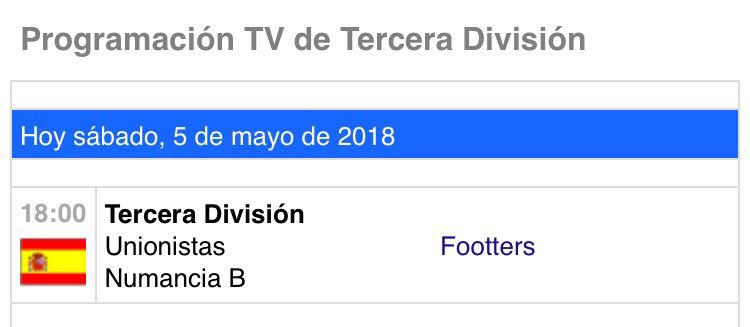 Partidos de 2ªB y 3ª división retransmitidos por televisión hoy sábado. Solo tenemos dos.